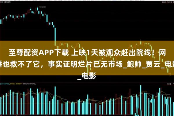 至尊配资APP下载 上映1天被观众赶出院线！网播也救不了它，事实证明烂片已无市场_鲍帅_贾云_电影